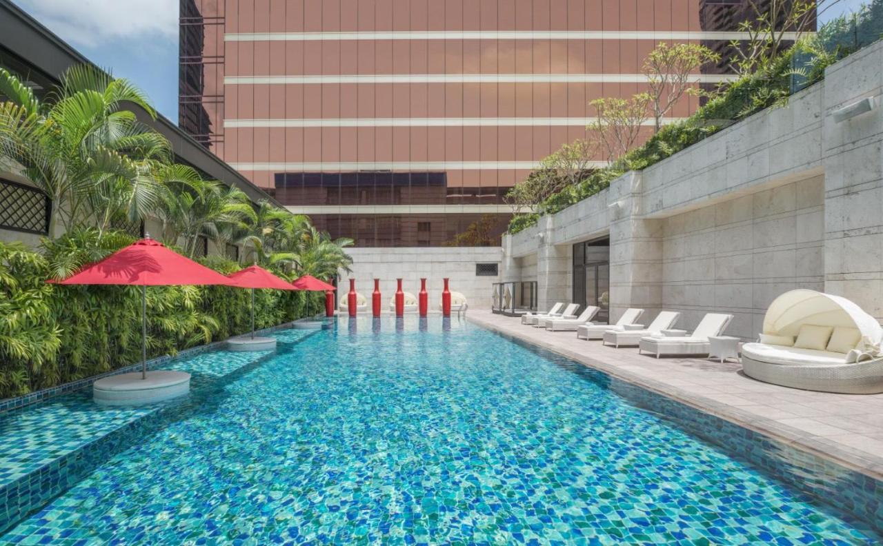 The Lin Hotel Тайчжун Екстер'єр фото The pool at the hotel